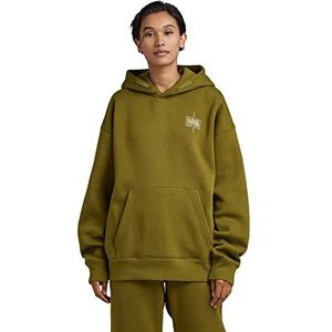 G-STAR RAW Core Losse Trui Heren Hoodie Unisex, Groen (Avocado D23224-c235-d612)