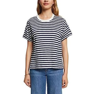 ESPRIT 073ee1k305 T-shirt voor dames, Navy Blauw