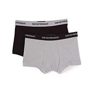 Emporio Armani Underwear (2 stuks) heren, meerkleurig (nero/grigio 03320), XXL, meerkleurig (Nero/Grigio 03320)
