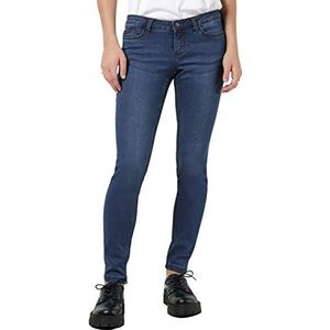 Noisy may Nmallie skinny jeans voor dames, lage taille, middelblauw, 27W/30L, Medium blauwe denim