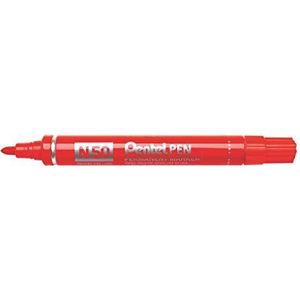 Pentel N50-BE aluminium behuizing, rood, 12 stuks