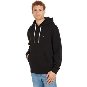 Tommy Hilfiger Essential Fleece Hoodie Mw0mw37230 Heren Hoodie, Zwart