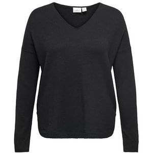 ONLY Carmargareta LS KNT Noos Pull en tricot pour femme, Noir, 48-50 ((grande taille)