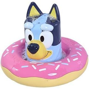 Tomy Toomies Bluey Zwemband, badspeelgoed met schenktuit en vlotter met waterwiel, sensorisch waterspeelgoed, officieel gelicentieerd Bluey-speelgoed, badspeelgoed voor baby's vanaf 18 maanden