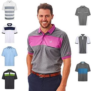 Under Par Golf-poloshirt voor heren, in 8 stijlen en 18 kleuren
