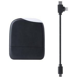 Xoopar - Ice-Powerbank - Externe batterij 5000 mAh met geïntegreerd aanraaklicht, geschikt voor alle smartphones, iPhone, Samsung, Huawei, Xiaomi, LG, tablet van gerecycled kunststof