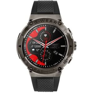 WATCHMARK G-Wear siliconen smartwatch zwart
