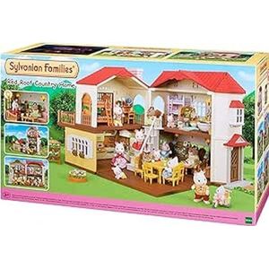 Sylvanian Families poppenhuis, het dorp, het grote verlichte huis, 5480, minipoppen