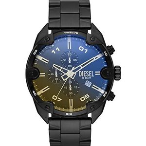 Diesel Chronograaf met kant voor heren, roestvrij staal, ton-sur-tone, DZ4609, zwart, armband, zwart., Armband