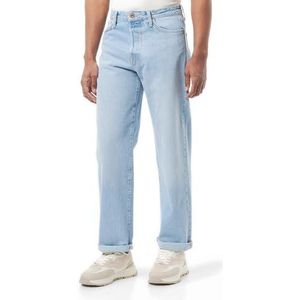JACK & JONES Pantalon en jean pour homme, bleu denim, 33W / 32L
