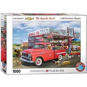 Eurographics 60005337 Le Apache Boerderij Truck Puzzel, verschillende - Engelse versie