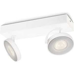 Philips myLiving Clockwork LED-spot, dimbaar, 2 x 4,5 W, wit