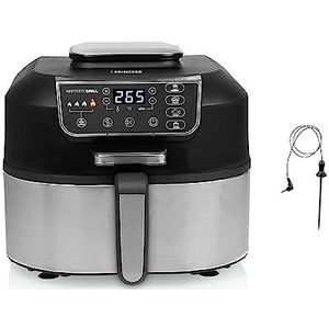 Princess 01.182092.01.001 Airfryer Grill- 2 in 1- tempratuurmeter - 5.6 liter - 4 voorgeprogrammeerde programma's