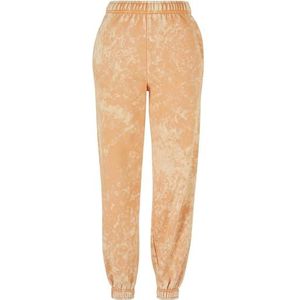 Urban Classics Washed joggingbroek voor dames, damesbroek, Lichtoranje