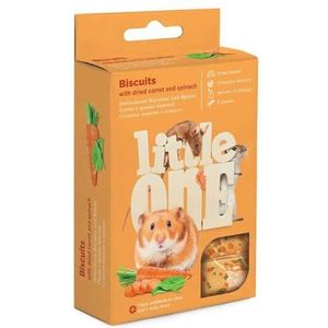 LITTLEONE Biscuits carottes épinards animaux petits 8 x 35 g