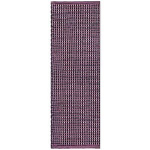 Jute & Co Tapis, coton, lilas, 60 x 220 cm