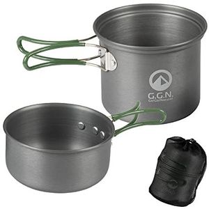 Go! Go! Nature! - Campingfornuis van aluminium, grijs