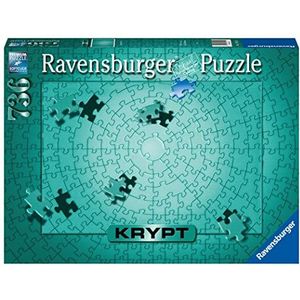 Ravensburger Krypt Metallic Mint Puzzel (736 Stukjes, Zonder Thema)