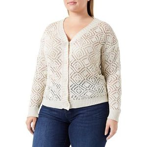 CARNEA Cardigan en tricot pour femme 10426983-ca04, crème, XL, crème, XL