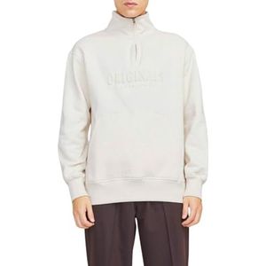 JACK & JONES Jorfrederiksberg Sweat-shirt zippé Sn pour homme, Bronze, XS