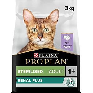 Purina ProPlan gesteriliseerd kattenvoer, kalkoen, 4 x 3 kg