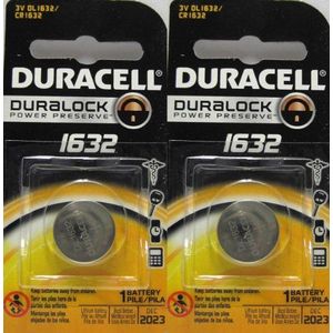 Duracell CR1632 1632 afstandsbediening batterij 2 stuks model: