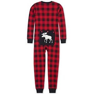 Hatley Union Suit pyjamaset, ruitpatroon