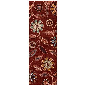 Maples Rugs Reggie Floral tapijtloper, antislip, 6 x 15 cm