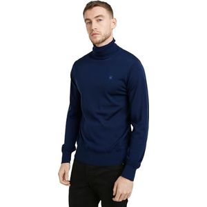 G-STAR RAW Hoogwaardige gebreide herentrui schildpad, blauw (Imperial Blue D25177-d847-1305), L, Blauw (Imperial Blue D25177-d847-1305)