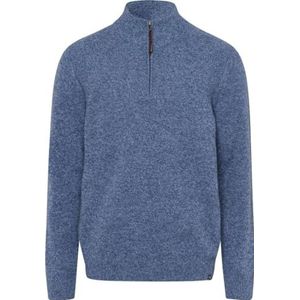 BRAX Style Steffen Lambswool Sweatshirt voor heren, Blauw staal