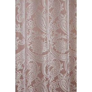 Emma Barclay Duchess gordijnen met potloodplooien, jacquard, 228 x 183 cm, lichtroze