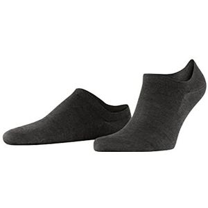 FALKE ClimaWool herensokken, onzichtbaar, ademend, klimaatregulerend, geurremmend, wol, lyocell, voetbescherming, effen, hoge hals, ideaal met sneakers 1 paar, Grijs (Antraciet Melange 3117)