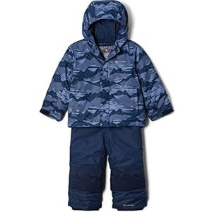 Columbia Youth Unisex Skipak Buga, Collegiate Navy Scrapscape Tonal, XXS