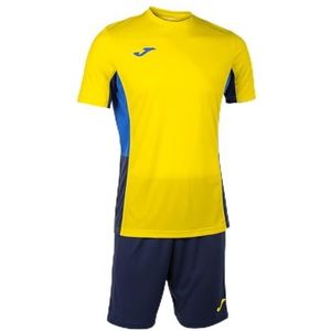 Joma Set Donau II marineblauw koningsgeel