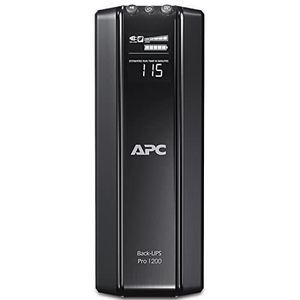 APC Power-Saving Back-UPS PRO - BR1200G-FR - 1200VA UPS (AVR, 6 FR-uitgangen, USB, shutdown software)