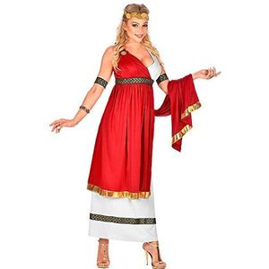 Widmann - Romeinse keizerin, jurk met cape, armbanden, laurierkrans, Romeins, Grieks, carnaval, themafeest