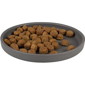 duvoplus, Stone Hush bord, 250 ml, 16,3 x 16,3 x 2,5 cm, grijs, voor het voeden van kom/kom, grijs, hond