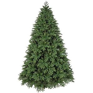 Megashopitalia Kerstboom, realistisch, pvc-bladeren, superdik, groen, snelsluiting, 180 cm, 2099 takken