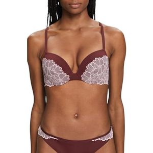 ESPRIT Voorgevormde Push-up Bh Roestbruin/Roze