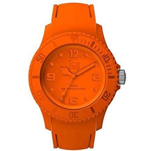 Ice-Watch - ICE Uniity Vermilion - Unisex oranje horloge met siliconen band - 016135 (Medium), Oranje, riem