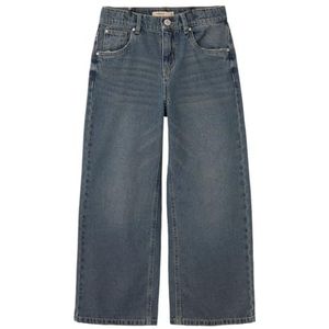 NAME IT Jean large pour fille, Denim bleu foncé - Détails : vintage, 122