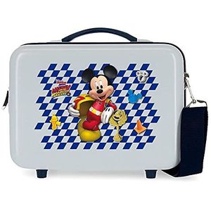 Disney Good Mood Cosmetische tas, 29 x 21 x 15 cm, blauw, Azur, 29x21x15 cms, Toilettas met schouderriem