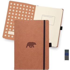 Dingbats* Wildlife A4 Brown Bear Notebook - vierkant