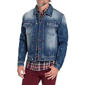 Pioneer Jake Heren Jeans Jacket Used Blue S, blauw