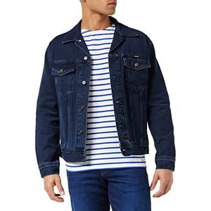 Wrangler Authentic Jacket Coalblue Stone Jeansjas voor heren (1 stuk), blauw (coalblue)