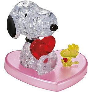3D puzzel Crystal Snoopy in Love - 59184 - HCM Kinzel