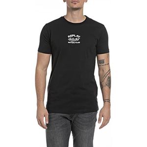 Replay T- Shirt Homme, 98 Black, M