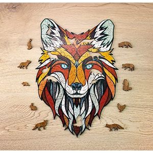 Eco Wood Art Houten Legpuzzel Vos/ Fox Size  - 179 - 53,5x37,4x0,5cm
