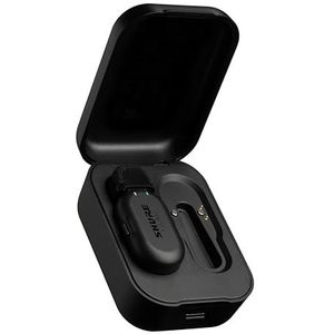 Shure MoveMic One - Pro Direct to Phone Draadloze Lavalier Microfoon voor iPhone & Android, Bluetooth Mini Mic, 24 uur opladen, snelle installatie, IPX4, Compact & draagbare Lav Clip (MV-ONE-Z6)