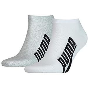 PUMA Uniseks sokken, Wit/Grijs/Zwart